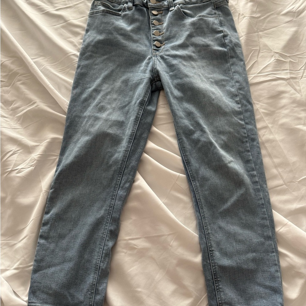 Just USA Blue Ankle Cropped Jeans